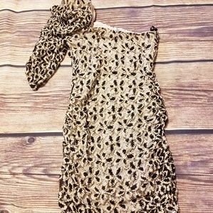 Night  one sholder dress